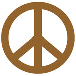 Peace Sign - 4" Die Cut Auto Window Decal