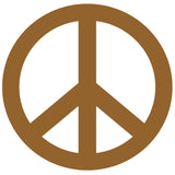 Peace Sign - 4" Die Cut Auto Window Decal