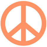 Peace Sign - 4" Die Cut Auto Window Decal