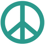 Peace Sign - 4" Die Cut Auto Window Decal