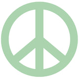 Peace Sign - 4" Die Cut Auto Window Decal