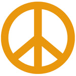 Peace Sign - 4" Die Cut Auto Window Decal