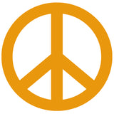 Peace Sign - 4" Die Cut Auto Window Decal