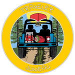 Juneau, Alaska Traveler! 3.5" Vinyl Die Cut Auto Window Decal