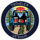 Sedona, Arizona Traveler! 3.5" Vinyl Die Cut Auto Window Decal