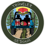 Sedona, Arizona Traveler! 3.5" Vinyl Die Cut Auto Window Decal