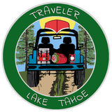 Lake Tahoe, California / Nevada Traveler! 3.5" Vinyl Die Cut Auto Window Decal