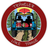 Lake Tahoe, California / Nevada Traveler! 3.5" Vinyl Die Cut Auto Window Decal