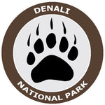 Explore Denali National Park Bear Claw Logo 3.5" Die Cut Window Decal