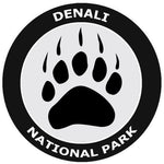 Explore Denali National Park Bear Claw Logo 3.5" Die Cut Window Decal