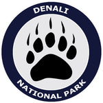 Explore Denali National Park Bear Claw Logo 3.5" Die Cut Window Decal