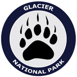 Glacier National Park Bear Claw Logo 3.5" Die Cut Auto Window Decal