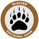 Glacier National Park Bear Claw Logo 3.5" Die Cut Auto Window Decal