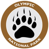 Olympic National Park - Bear Claw Logo 3.5" Die Cut Window Decal