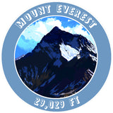 Mount Everest 29,029ft 3.5" Die Cut Auto Window Decal