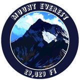 Mount Everest 29,029ft 3.5" Die Cut Auto Window Decal