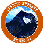 Mount Everest 29,029ft 3.5" Die Cut Auto Window Decal