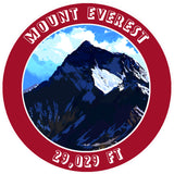 Mount Everest 29,029ft 3.5" Die Cut Auto Window Decal