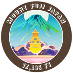 Mount Fuji 12,388ft 3.5" Die Cut Auto Window Decal