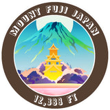 Mount Fuji 12,388ft 3.5" Die Cut Auto Window Decal