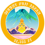 Mount Fuji 12,388ft 3.5" Die Cut Auto Window Decal