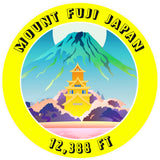 Mount Fuji 12,388ft 3.5" Die Cut Auto Window Decal