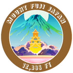 Mount Fuji 12,388ft 3.5" Die Cut Auto Window Decal