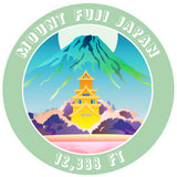 Mount Fuji 12,388ft 3.5" Die Cut Auto Window Decal