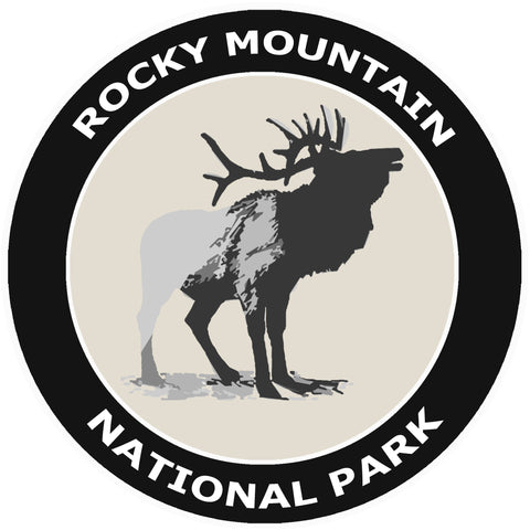 Explore Rocky Mountains National Park 3.5" Die Cut Auto Window Decal