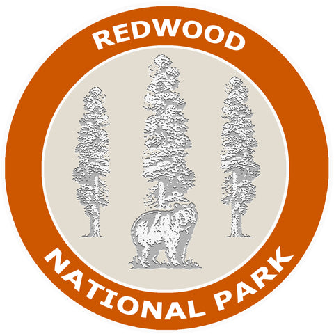 Explore Redwood National Park 3.5" Die Cut Auto Window Decal