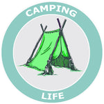 Camping Life - Tent -  3.5" Die Cut Auto Window Decal