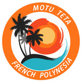 Motu Teta French Polynesia 3.5" Die Cut Auto Window Decal