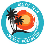 Motu Teta French Polynesia 3.5" Die Cut Auto Window Decal