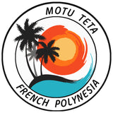 Motu Teta French Polynesia 3.5" Die Cut Auto Window Decal