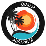 Qualia Australia 3.5" Die Cut Auto Window Decal