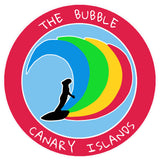 The Bubble, Canary Islands Surfer 3.5" Die Cut Auto Window Decal