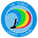 The Bubble, Canary Islands Surfer 3.5" Die Cut Auto Window Decal