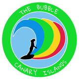 The Bubble, Canary Islands Surfer 3.5" Die Cut Auto Window Decal