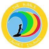 The Bubble, Canary Islands Surfer 3.5" Die Cut Auto Window Decal