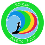 Rincon, Puerto Rico Surfer 3.5" Die Cut Auto Window Decal