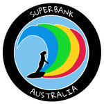 Superbank, Australia Surfer 3.5" Die Cut Auto Window Decal