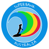 Superbank, Australia Surfer 3.5" Die Cut Auto Window Decal