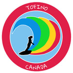 Tofino, Canada Surfer 3.5" Die Cut Auto Window Decal