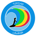 Tofino, Canada Surfer 3.5" Die Cut Auto Window Decal