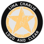 Lima Charlie Star Logo 3.5" Vinyl Die Cut Auto Window Decal Souvenir