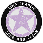 Lima Charlie Star Logo 3.5" Vinyl Die Cut Auto Window Decal Souvenir