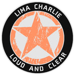 Lima Charlie Star Logo 3.5" Vinyl Die Cut Auto Window Decal Souvenir