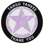 Tango Yankee Star Logo 3.5" Vinyl Die Cut Auto Window Decal Souvenir