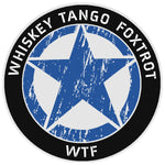 Whiskey Tango Foxtrot 3.5" Vinyl Die Cut Auto Window Decal Souvenir