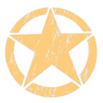 Oscar Mike Star Logo 3.5" Vinyl Die Cut Auto Window Decal Souvenir